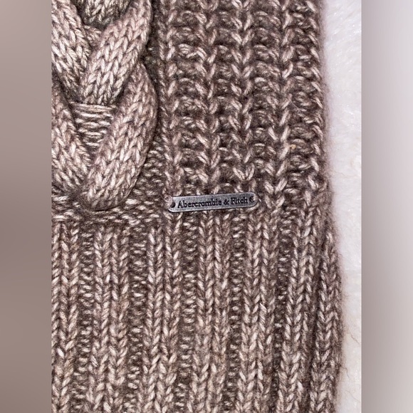 NWT Abercrombie & Fitch women’s cable knit chunky soft turtle neck sweater XS - Picture 2 of 10